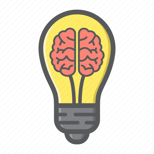 Brain, bulb, business, creative, idea, lamp, light icon - Download on Iconfinder
