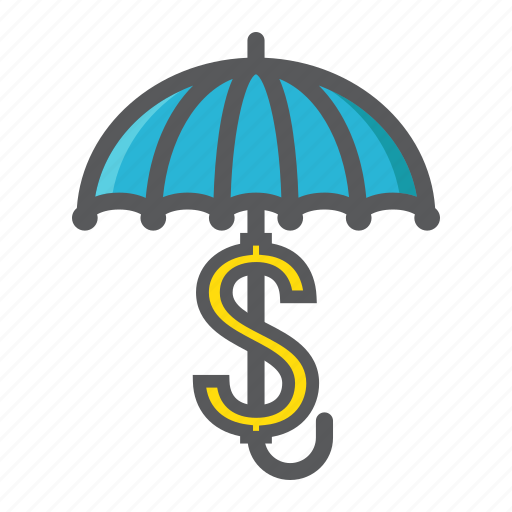 Business, dollar, insurance, protection, safe, sign, umbrella icon - Download on Iconfinder