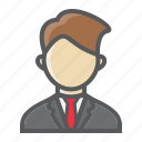 avatar, business, businessman, job, manager, person, user