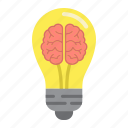 brain, bulb, business, creative, idea, lamp, light