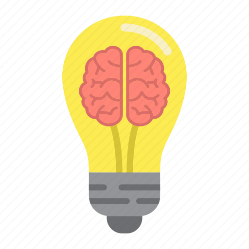 Brain, bulb, business, creative, idea, lamp, light icon - Download on Iconfinder