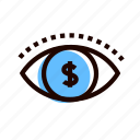 business, eye, grid, money, see, view