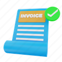 invoice, bill, money, finance, shopping, business, payment, check, receipt