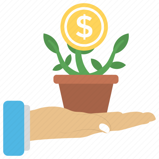 Business growth, dollar plant, financial growth, financial investment, money growth icon - Download on Iconfinder