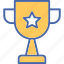 achievement, business award, goal achieved, star trophy, success 