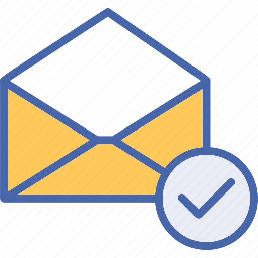 Certified mail, checked mail, prove mail, registered mail, verified mail icon - Download on Iconfinder