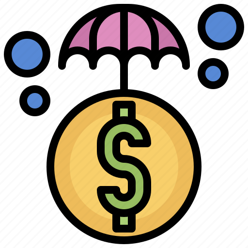 Business, dollar, insurance, money, protection, security, umbrella icon - Download on Iconfinder