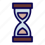 hourglass, loading, time 