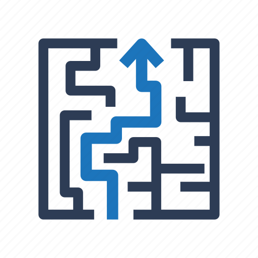 Labyrinth, maze, solution icon - Download on Iconfinder
