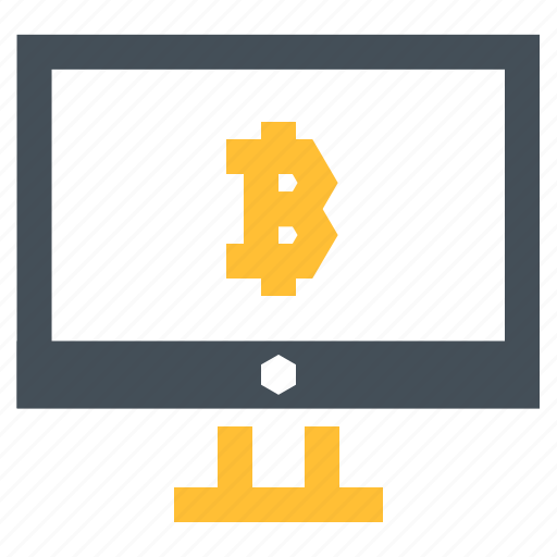 Bitcoin, computer, crypto, cryptocurrency, money, monitor icon - Download on Iconfinder