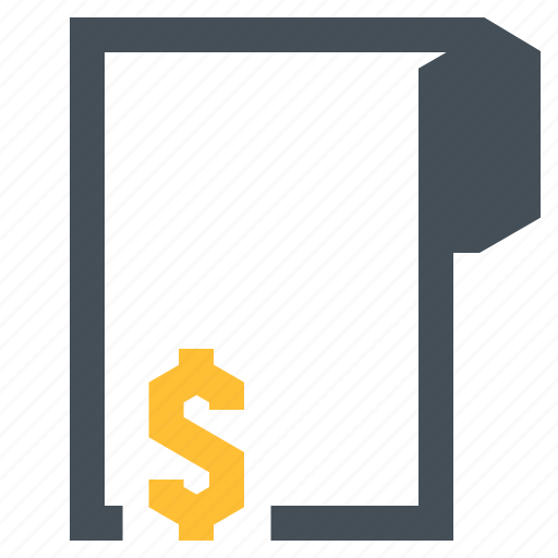 Document, invoice, money, paper, payment, transcript, verify icon - Download on Iconfinder