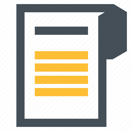 Document, invoice, paper, payment, transcript icon - Download on Iconfinder