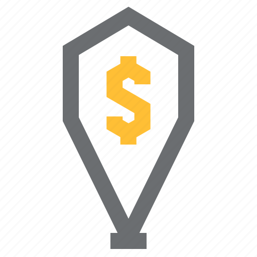 Business, dollar, locate, money, pin icon - Download on Iconfinder