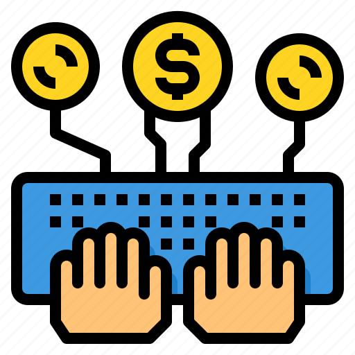Business, hand, keyboard, marketing, money icon - Download on Iconfinder