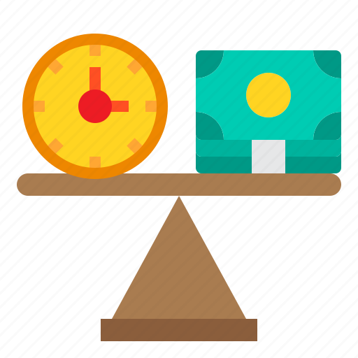 Balance, business, clock, money, time icon - Download on Iconfinder
