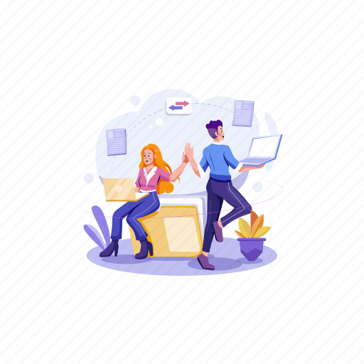 Business, company, corporate, creative, office, partnership, teamwork illustration - Download on Iconfinder