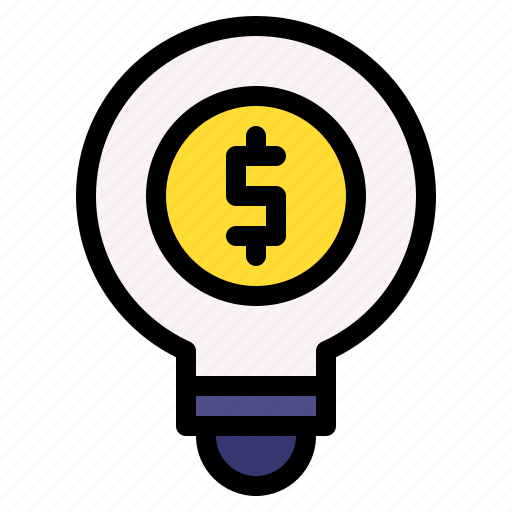 Money, bulb, creative, lamp, light icon - Download on Iconfinder