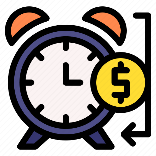 Time, budget, deposit, dollar, money icon - Download on Iconfinder