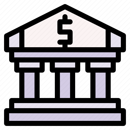 Bank, finance, money, building, cash icon - Download on Iconfinder