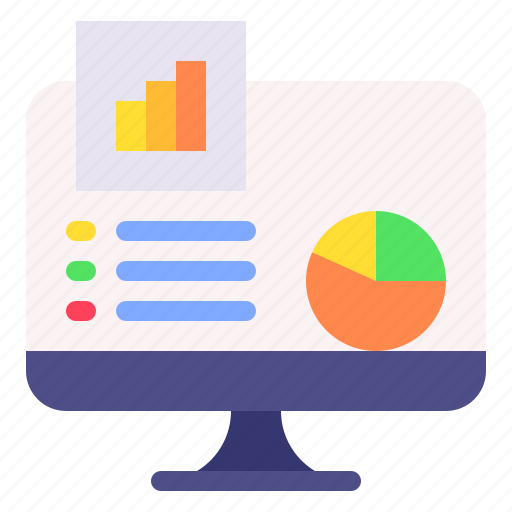 Diagram, report, analysis, pie, chart, computer icon - Download on Iconfinder