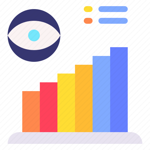 Analysis, eye, graph, marketing, vision, chart icon - Download on Iconfinder