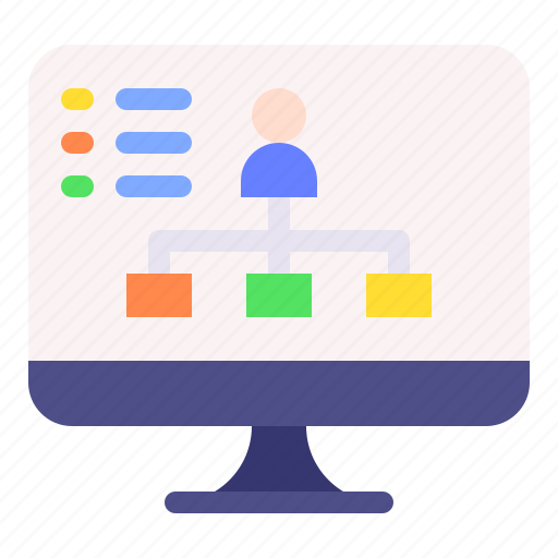 Hierarchy, business, manager, planning, computer icon - Download on Iconfinder