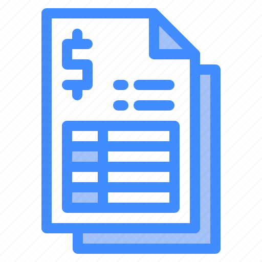 Invoice, payment, reciept, money, bill, sheet icon - Download on Iconfinder