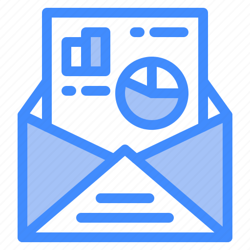 Message, pie, chart, analytics, stats, email icon - Download on Iconfinder