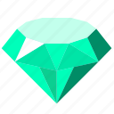 diamond, emerald, jewelry, luxury, stone