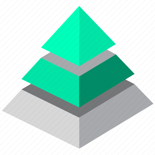 Dependences, hierarchy, pyramid, triangle icon - Download on Iconfinder