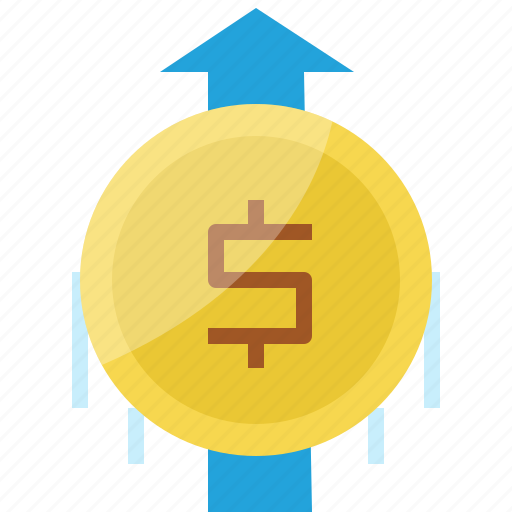 Arrow, currency, dollar, finance, growth, money, up icon - Download on Iconfinder