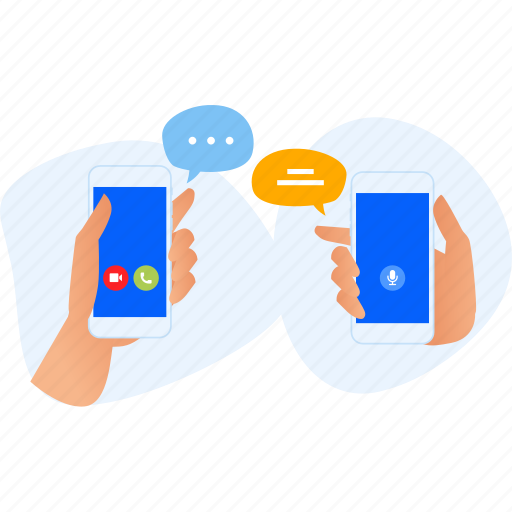 Communication, mobile, message, smartphone, app, chat, ui illustration - Download on Iconfinder