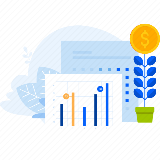 Business, growth, strategy, investment, planning, graph, analytics illustration - Download on Iconfinder
