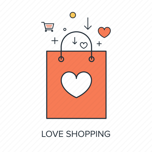 Bag, commerce, heart, love, retail, shopping, ecommerce icon - Download on Iconfinder
