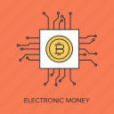 bitcoin, currency, digital, ecommerce, electronic, money, processor