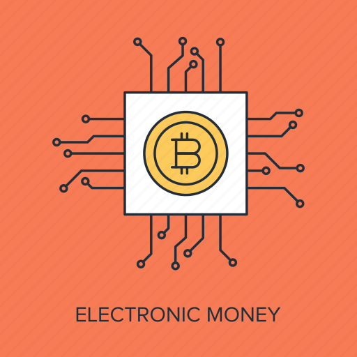 Bitcoin, currency, digital, ecommerce, electronic, money, processor icon - Download on Iconfinder