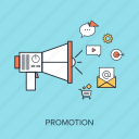 advertising, bullhorn, communication, loudspeaker, marketing, megaphone, promotion