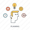 business, idea, plan, planning, strategy, target, efficiency
