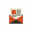 address, communication, email, envelope, letter, mail, message