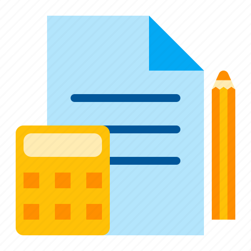 Administration, business, calculator, document, file, finance, management icon - Download on Iconfinder