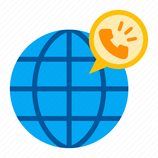 Business, call, finance, gloval, international, phonecall, worldwide icon - Download on Iconfinder