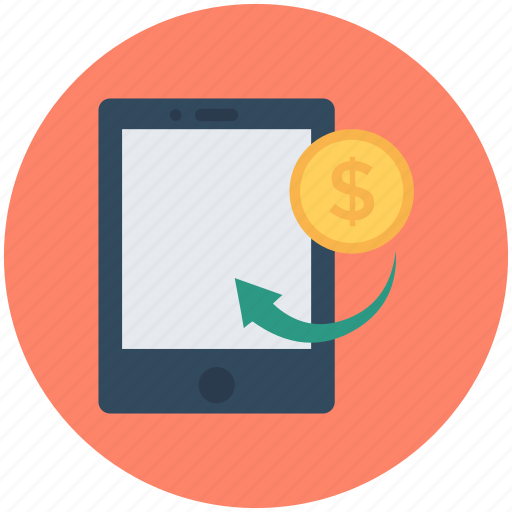 Dollar, m commerce, mobile commerce, online business, online work icon - Download on Iconfinder