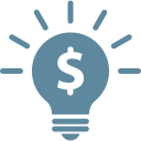 bulb, business, idea, light, marketing, money, solution 