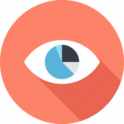 Analysis, analytics, chart, data, eye, graph, vision icon - Download on Iconfinder