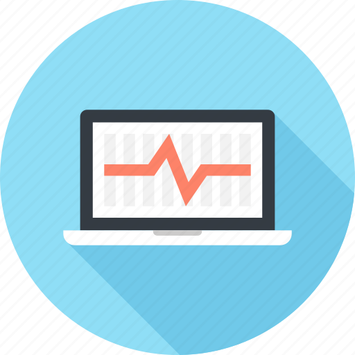 Analytics, chart, computer, graph, laptop, monitoring, statistics icon - Download on Iconfinder
