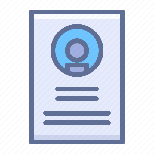Curriculum vitae, cv, resume icon - Download on Iconfinder