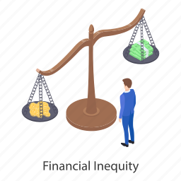 financial imbalance, financial inequality, financial injustice, financial judgement, inequity 