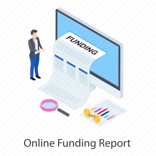 Business analysis, business report, digital audit, funding report, online report illustration - Download on Iconfinder