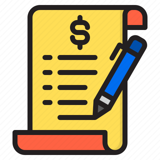 Bill, business, document, file, money icon - Download on Iconfinder