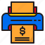 business, document, file, money, printer 